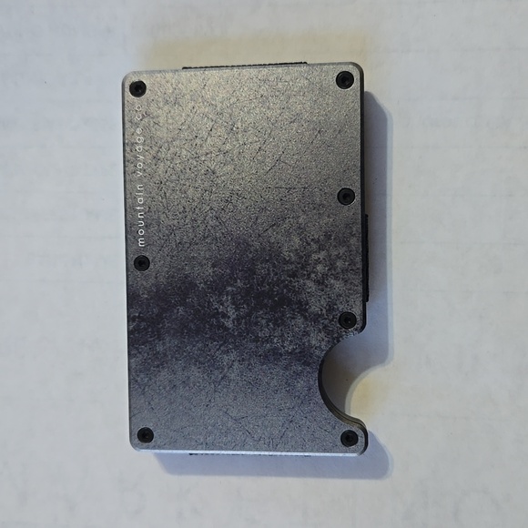 Mountain Voyage Slim Minimalist Wallet - New (Greystone) - Picture 6 of 9